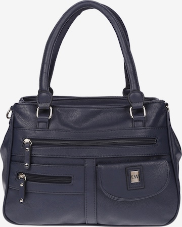 Christian Wippermann Handtasche 'Große Damen Tasche Umhängetasche Schultertasche' in Blau: Vorderseite