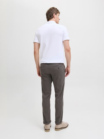 JACK & JONES Slimfit Hose 'JJMarco' in Grau