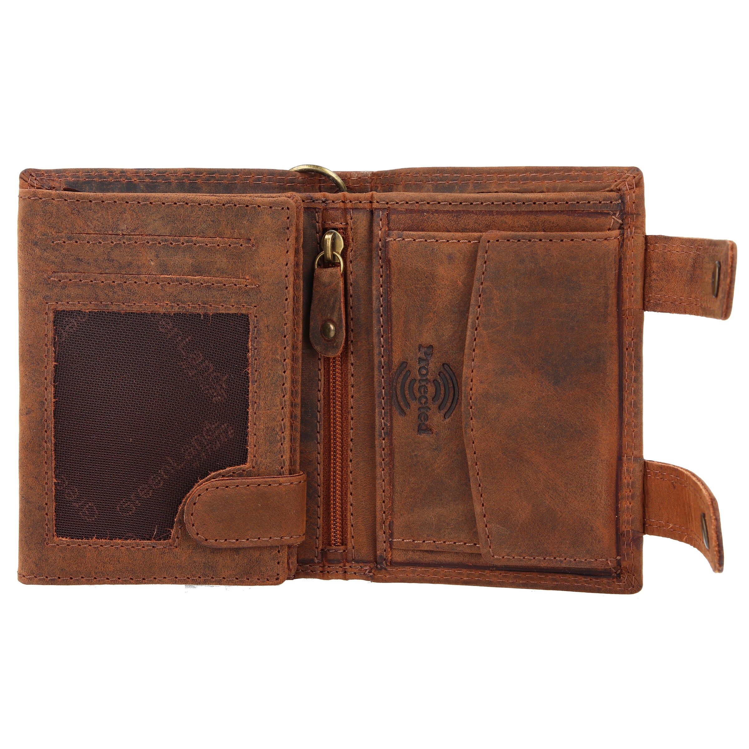 Porte-monnaies 'Montenegro' Greenland Nature en marron