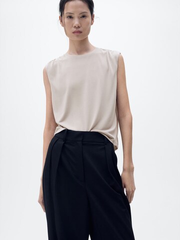 MANGO Top 'KIWI' in Grey: front