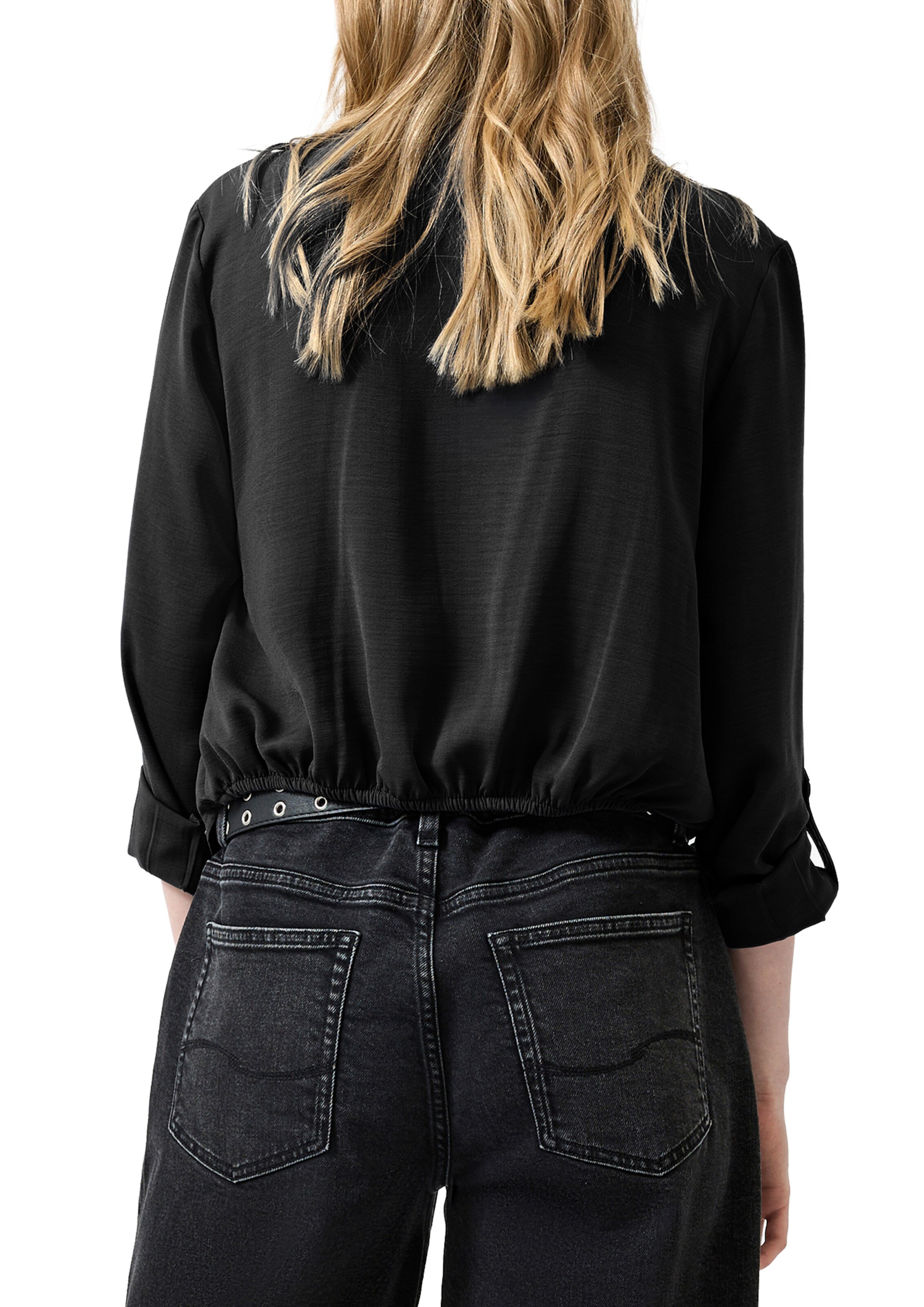 QS Blouse in Zwart
