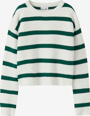 Pull-over 'NKFVNILLA' NAME IT en blanc : devant