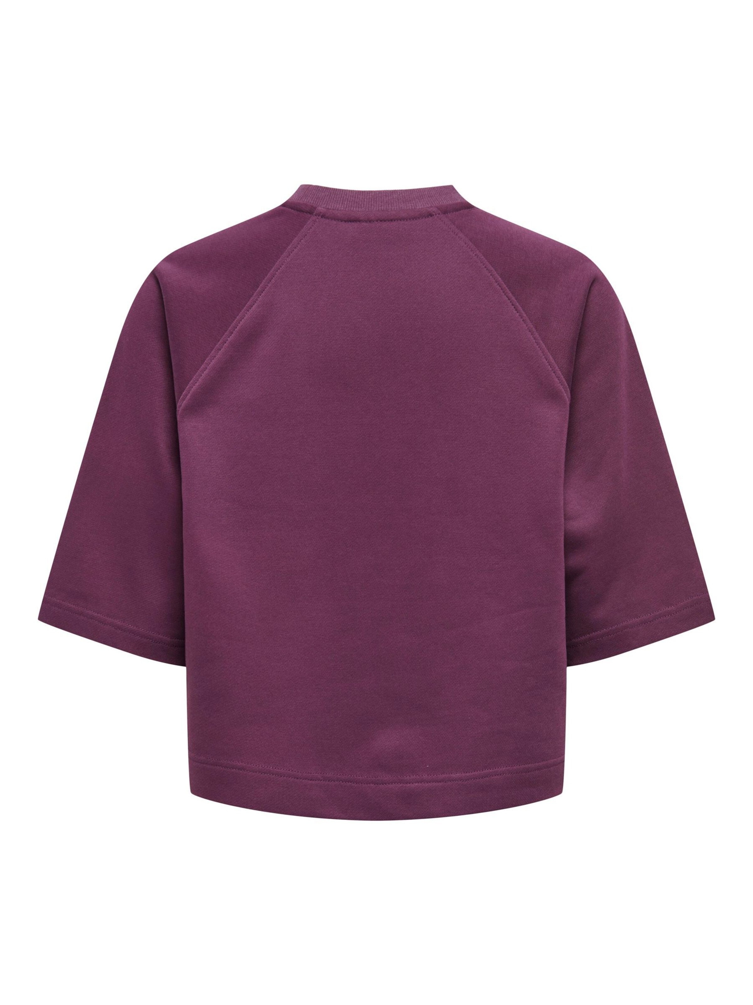 ONLY Sportief sweatshirt in Rood