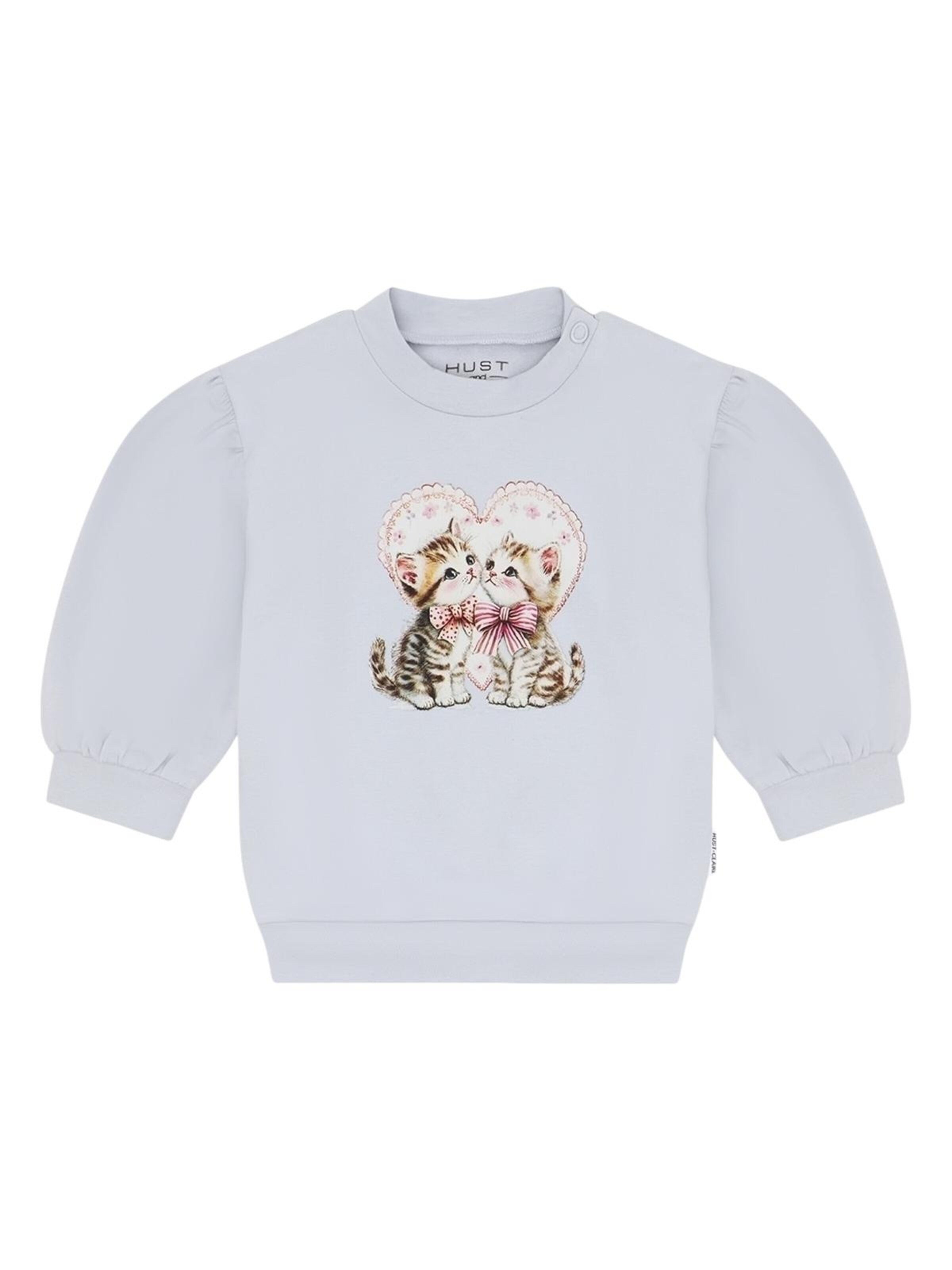 Hust & Claire Sweatshirt 'HCSara Kitten Love' in Blue: front