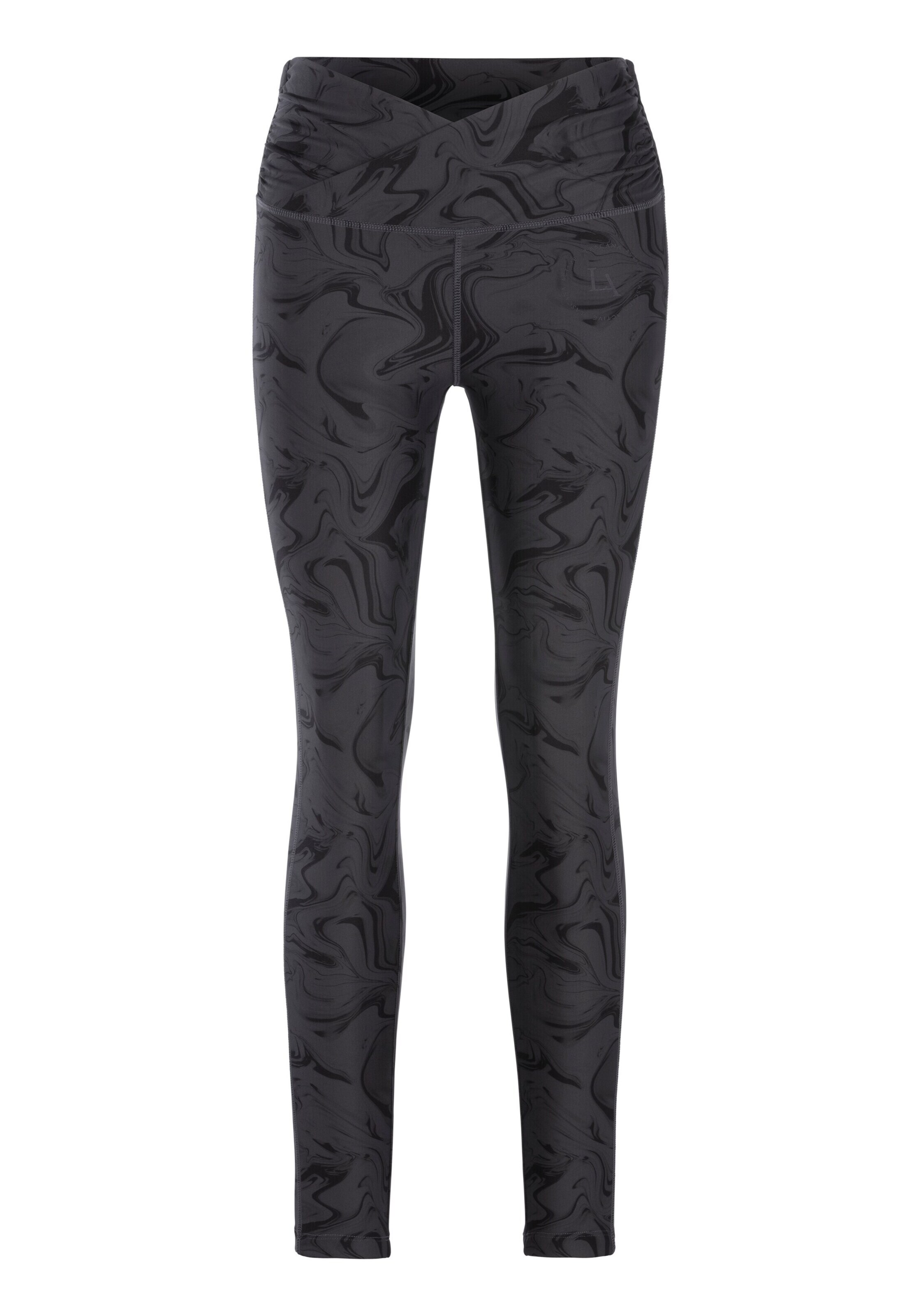 LASCANA ACTIVE Skinny Sporthose in Schwarz: Vorderseite