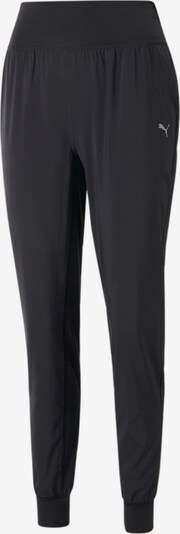 PUMA Sportbroek in de kleur Zilvergrijs / Zwart, Productweergave