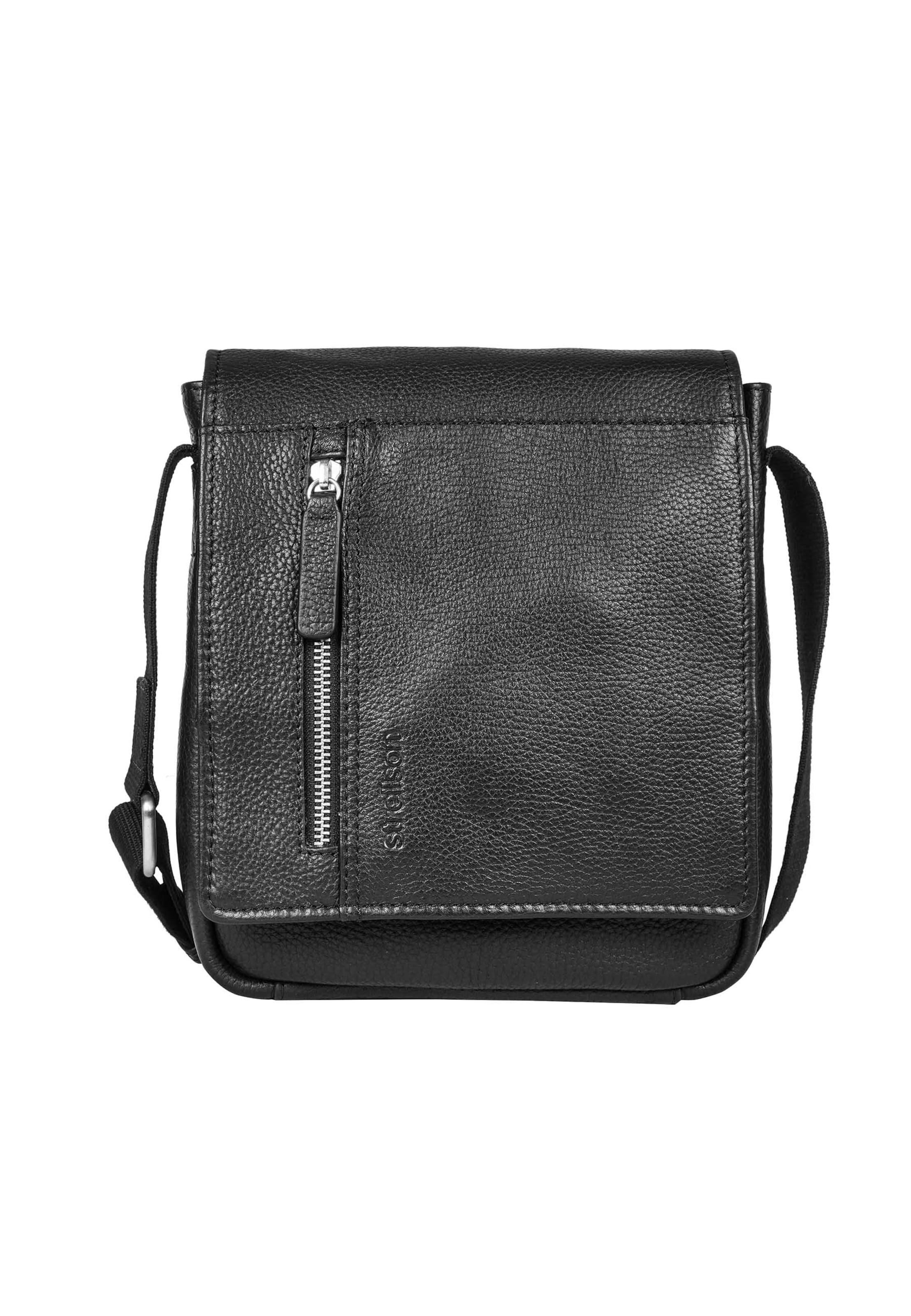 STRELLSON Schoudertas 'Kennington Jeremy' in Zwart: voorkant