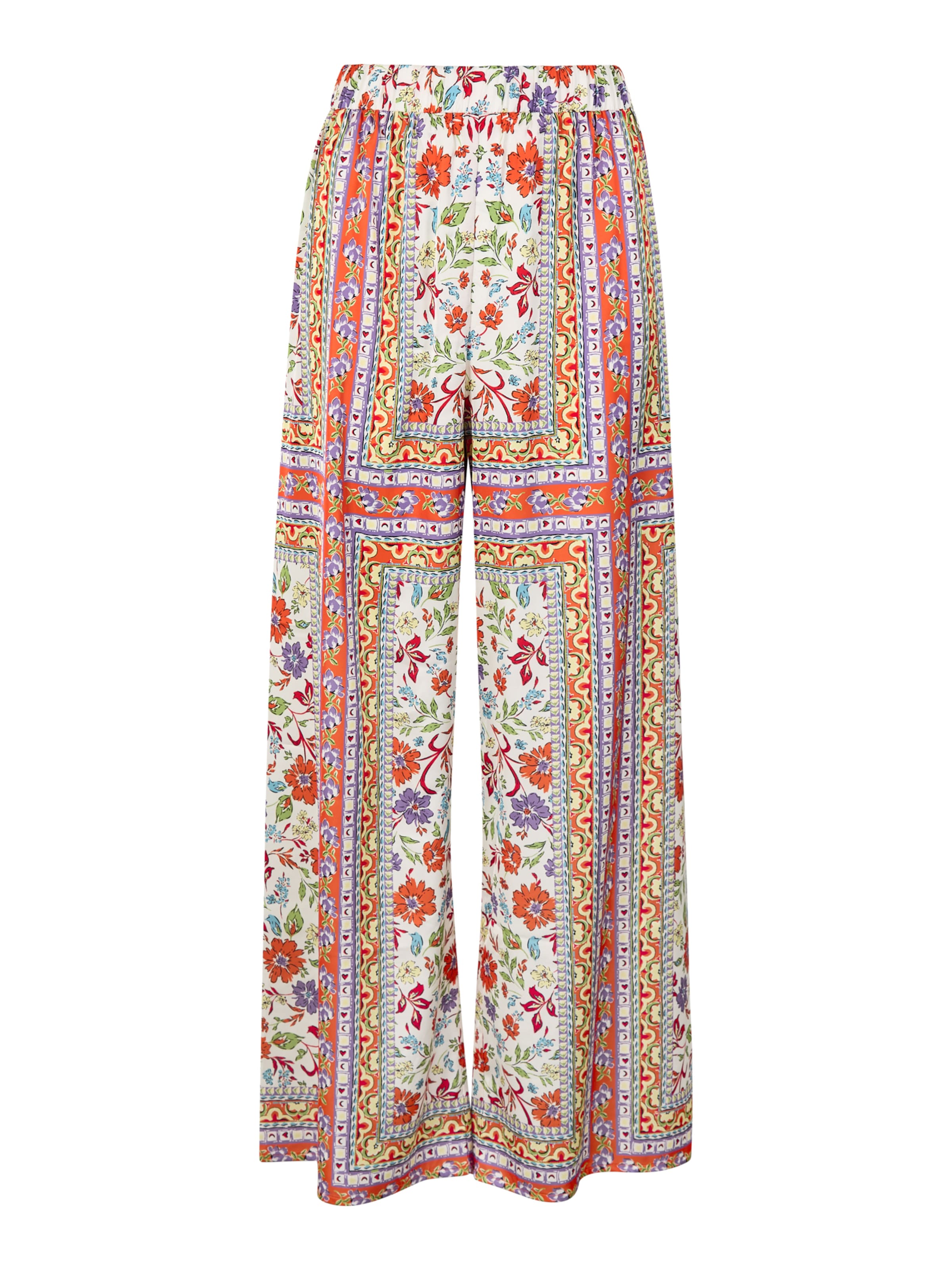Apricot Regular Trousers in Orange: front