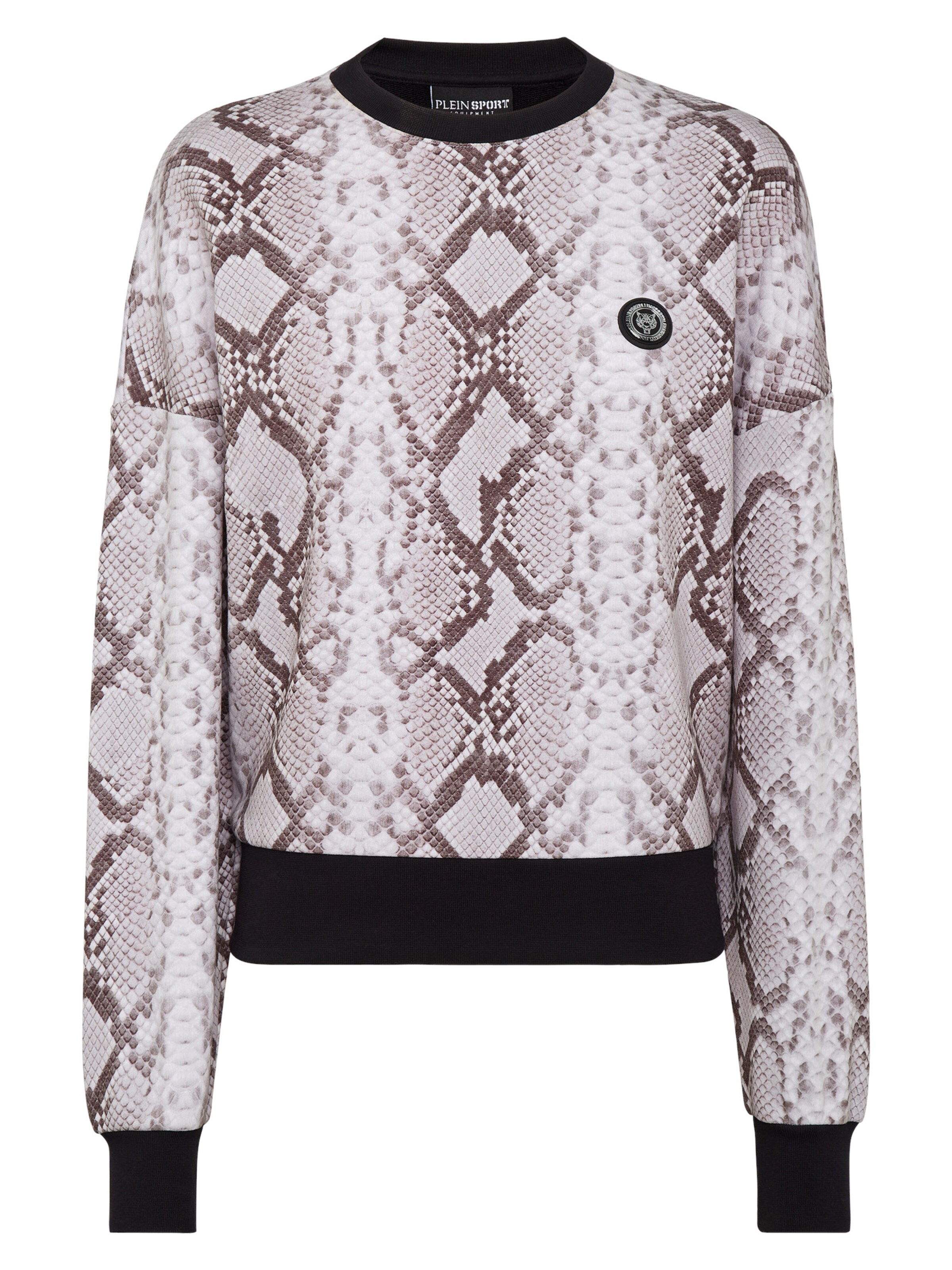 Felpa di Plein Sport in grigio: frontale