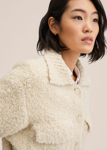 MANGO Cardigan 'Jacinto' i beige