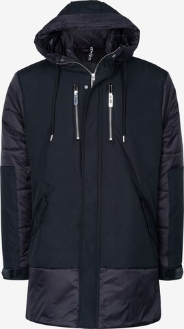 Ron Tomson Winter Coat in Blue: front