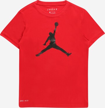 T-Shirt Jordan en rouge : devant