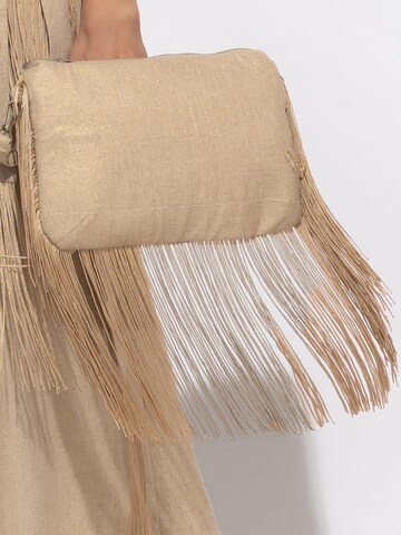 JIORO Clutch 'ESSENTIALS' in Beige