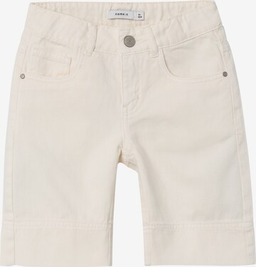 NAME IT - regular Pantalón 'ROSE' en blanco: frente