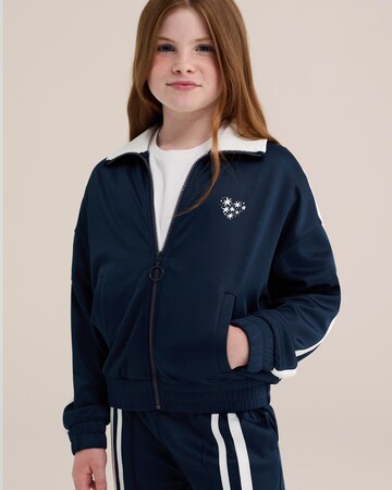 mėlyna WE Fashion Kardiganas: priekis