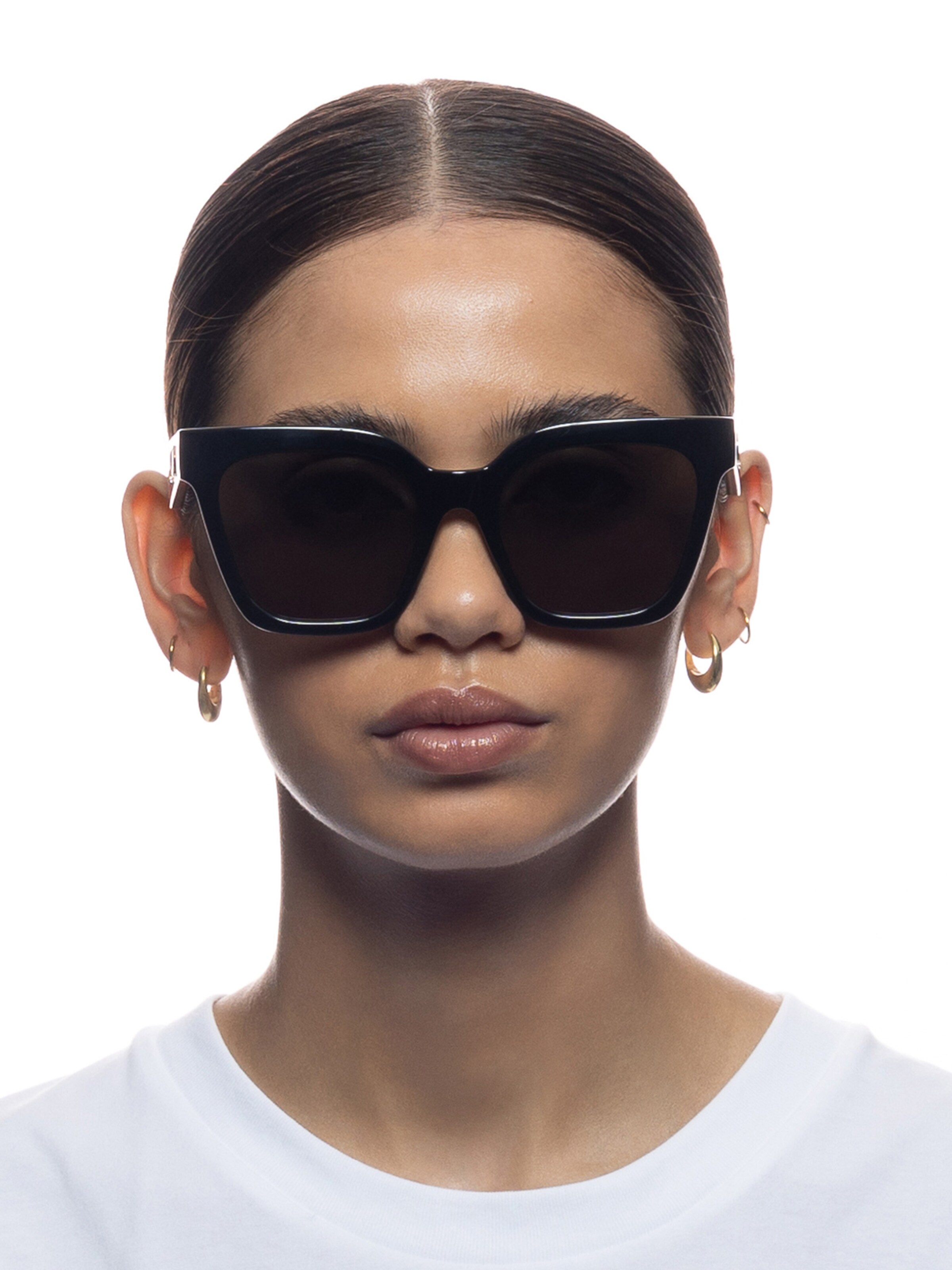 LE SPECS Солнцезащитные очки 'STAR GLOW' в Черный: спереди