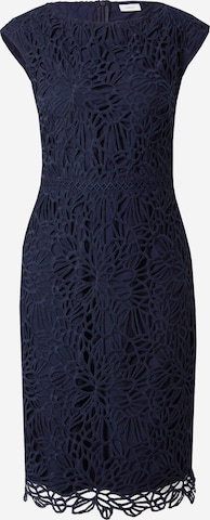 s.Oliver BLACK LABEL Cocktailjurk in Blauw: voorkant