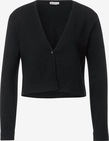 Cardigan STREET ONE en noir : devant