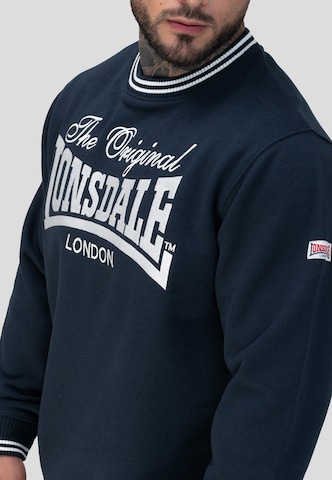 LONSDALE Sweatshirt 'Clifton' in Blue