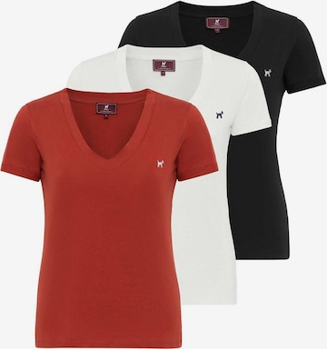 raudona Williot Marškinėliai: priekis