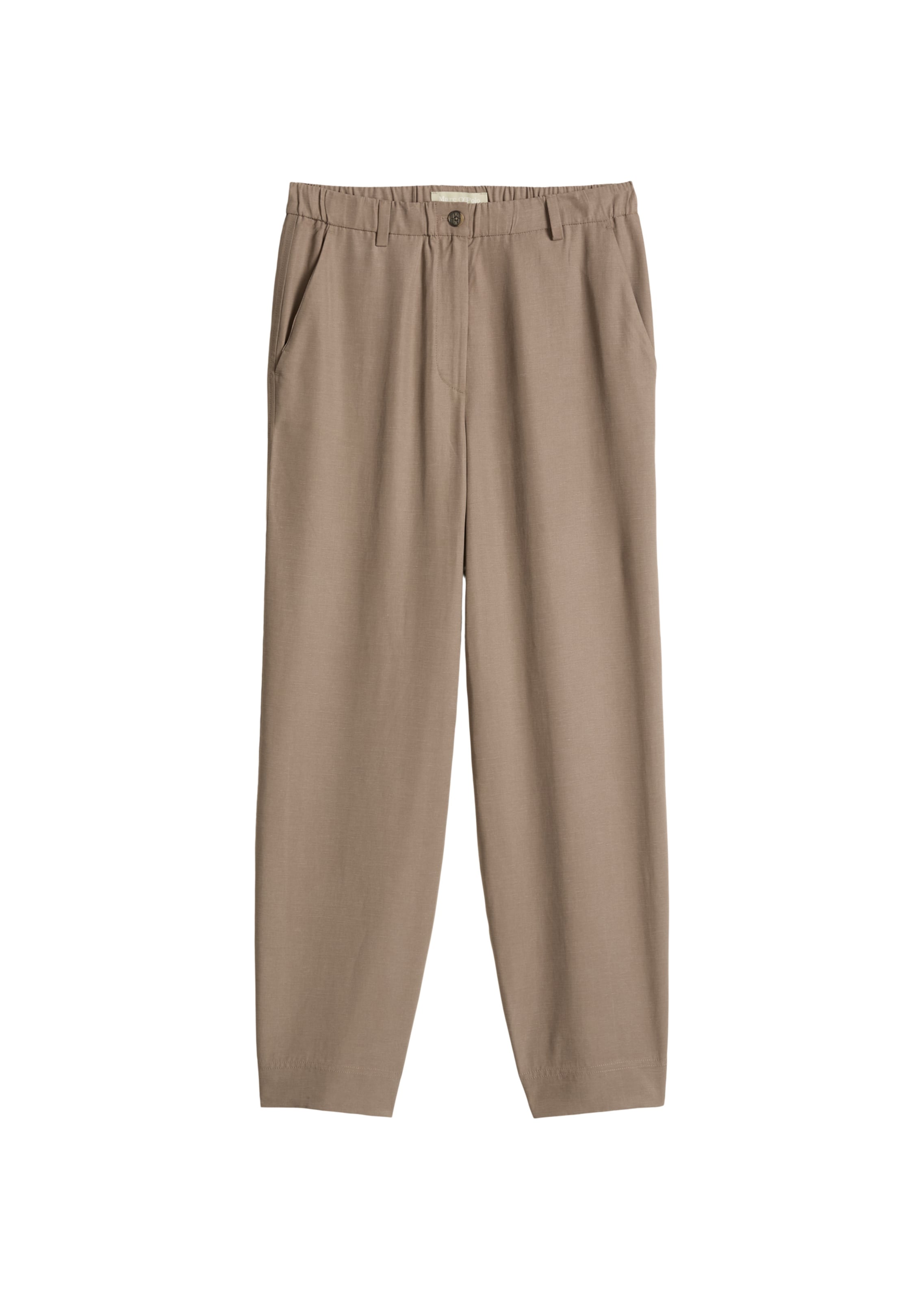 Marc O'Polo Trousers 'Minu' in Brown: front