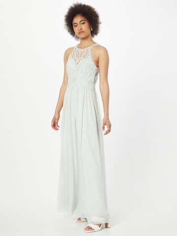 Laona Evening Dress in Green: front