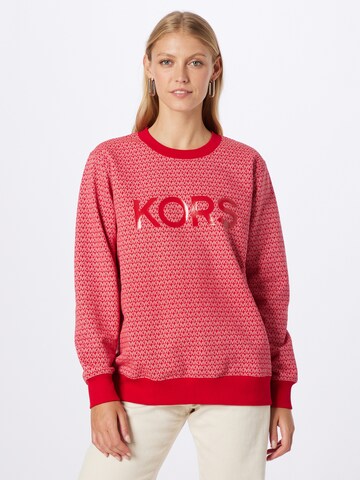 MICHAEL Michael Kors Sweatshirt in Red: front