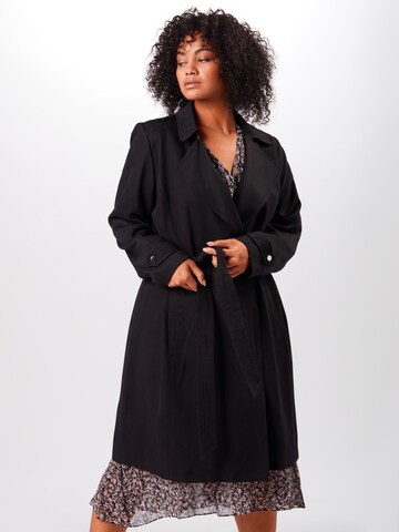 Forever New Curve Trenchcoat 'Lettie' in Schwarz: predná strana