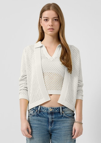Cardigan QS en beige : devant