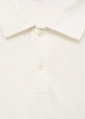 MANGO MAN Poloshirt 'Amberes' in Weiß