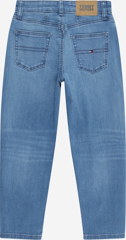 TOMMY HILFIGER Tapered Jeans i blå