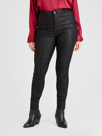 Vero Moda Curve Regular Pants 'SOPHIA' in Black: front