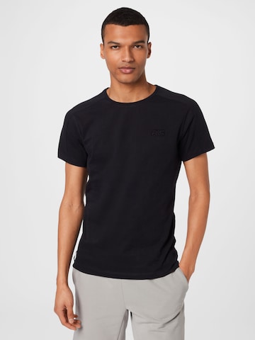 4F Sportshirt in Schwarz: predná strana