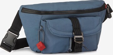 Hedgren Fanny Pack 'Map' in Blue