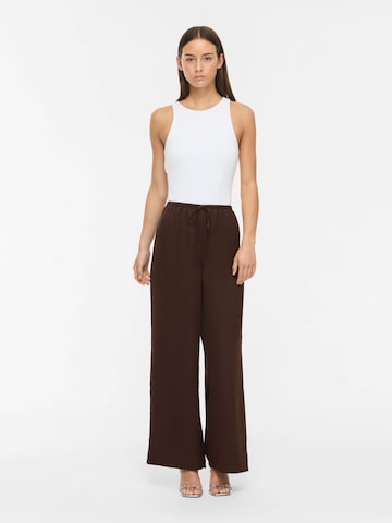 Wide Leg Pantalon 'VIEllette' VILA en marron
