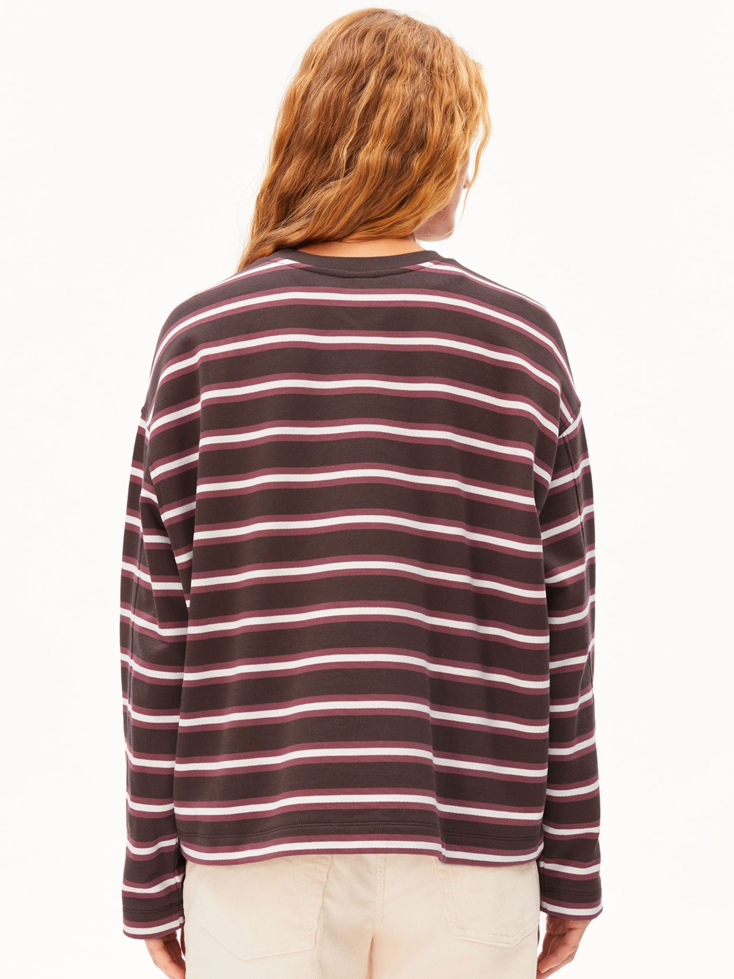 ARMEDANGELS Pullover ICONIC Å 'FRANKAA' in Braun: Rückseite