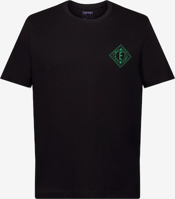 T-Shirt ESPRIT en noir : devant