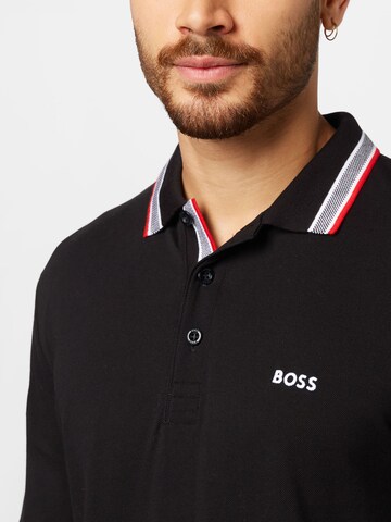 BOSS Shirt 'Plisy' in Schwarz