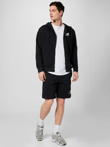 new balance Sweatjacke 'Essentials' in Schwarz