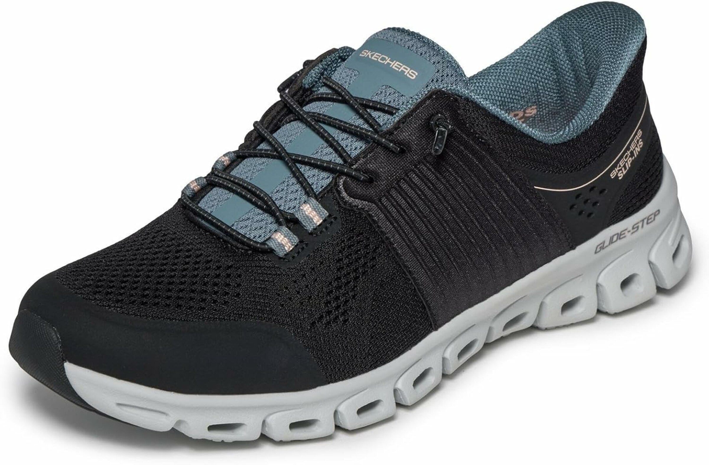 SKECHERS Instappers in Zwart: voorkant