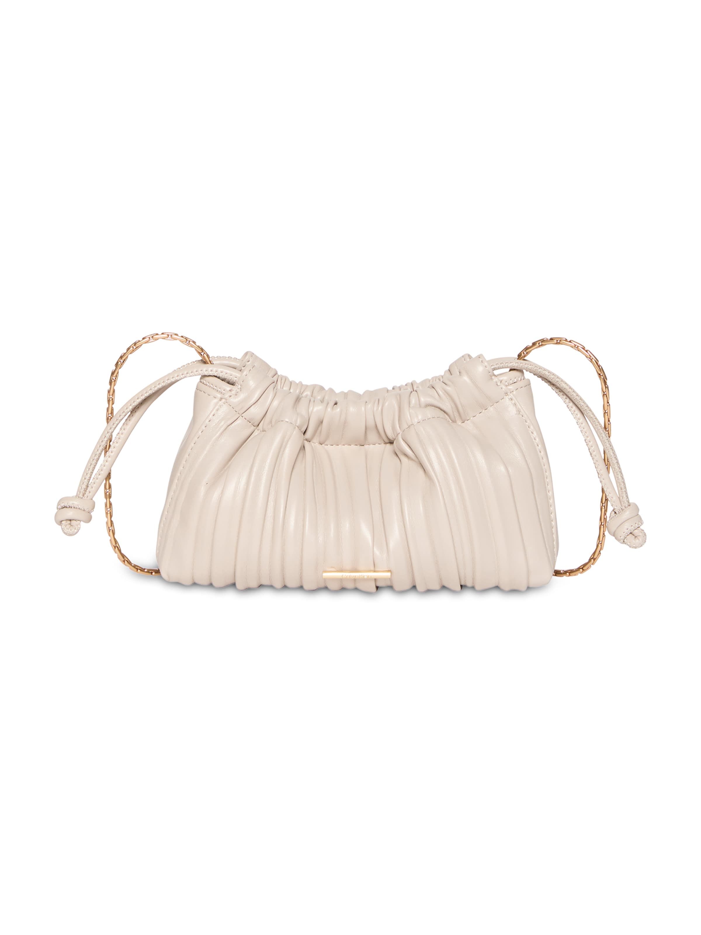 Sac à bandoulière Calvin Klein en beige : devant