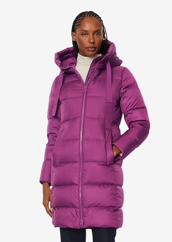Marc O'Polo Winter Coat in Purple: front