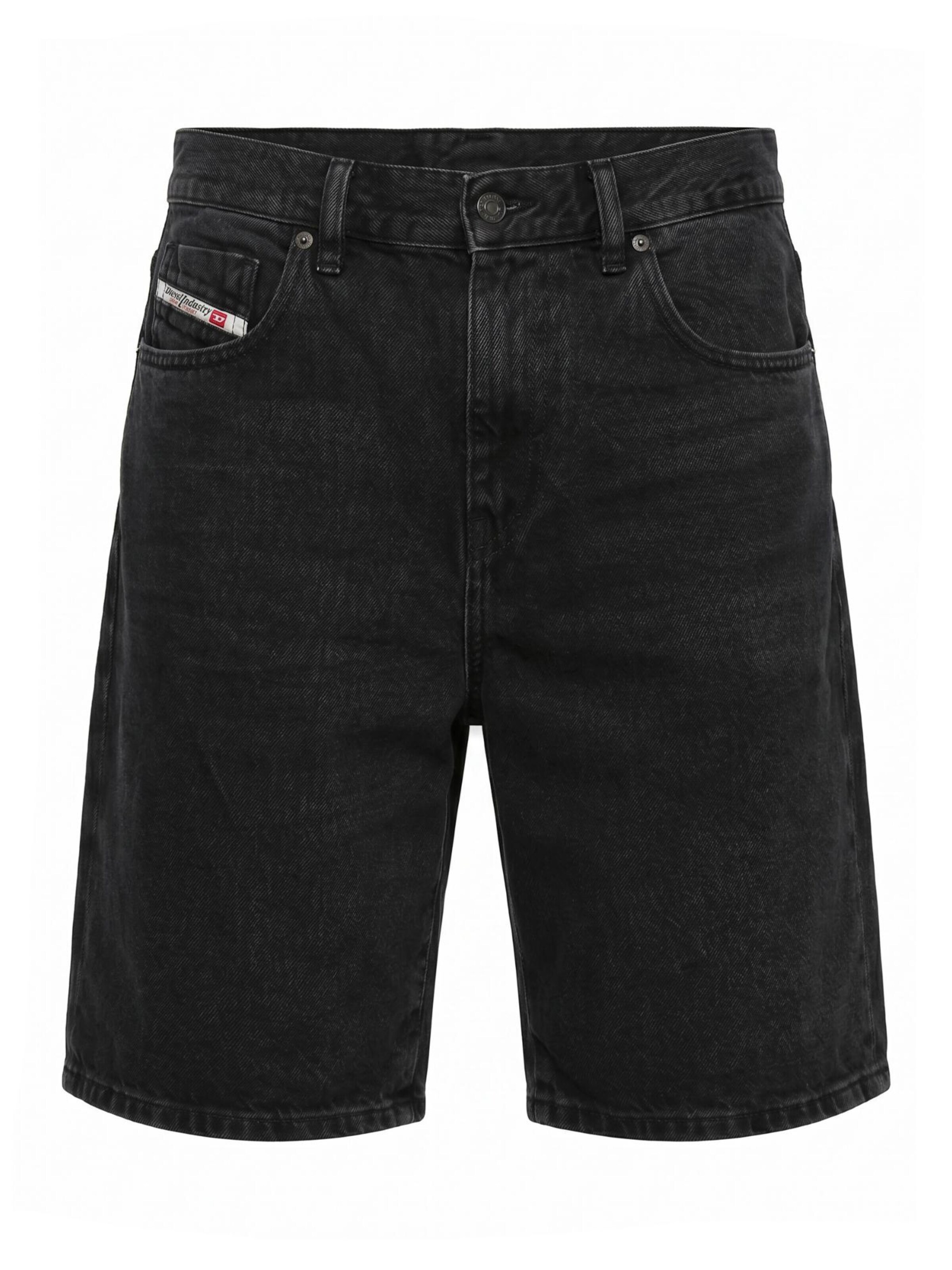 DIESEL Normální Džíny 'REGULAR D-STRUKT-SHORT' – černá: přední strana