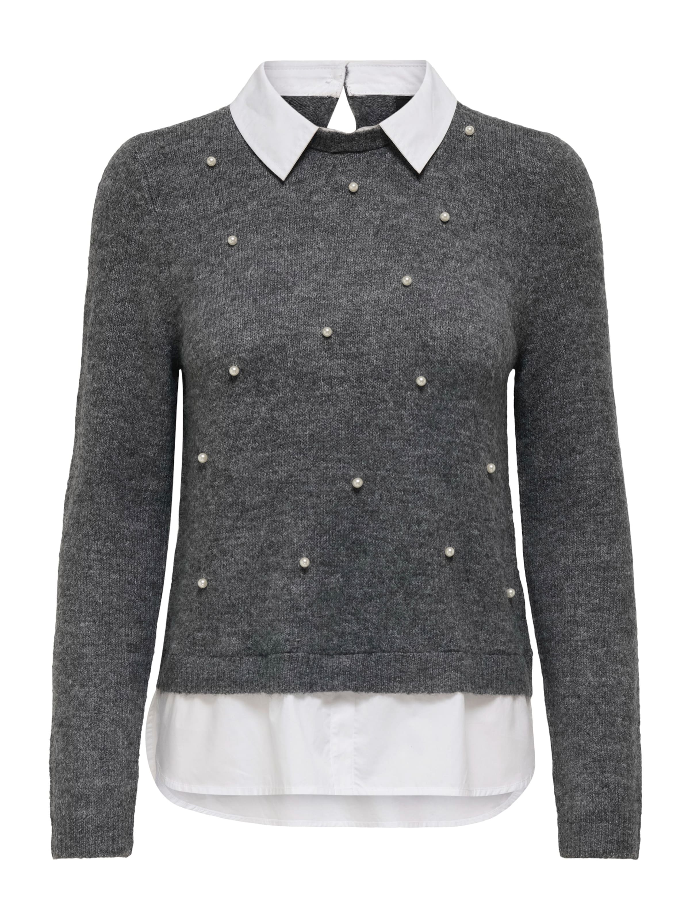 ONLY Sweater 'ONLDolly' in Grey: front