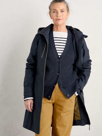 Seasalt Cornwall Tussenmantel 'Coverack' in Blauw: voorkant