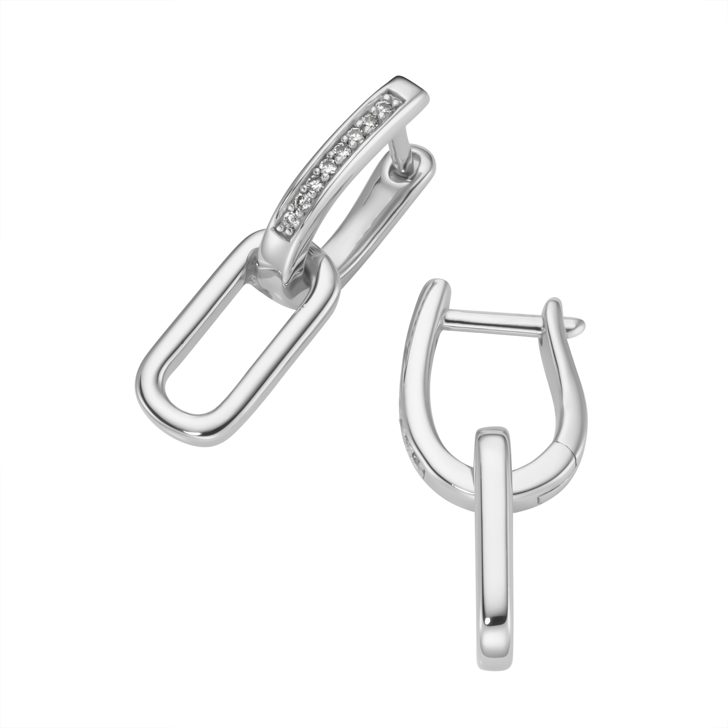 FIRETTI Ohrringe in Silber: Vorderseite