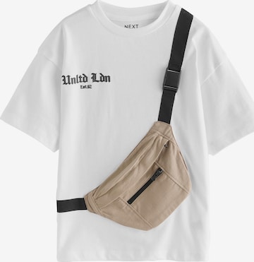 Next T-shirt i vit: framsida