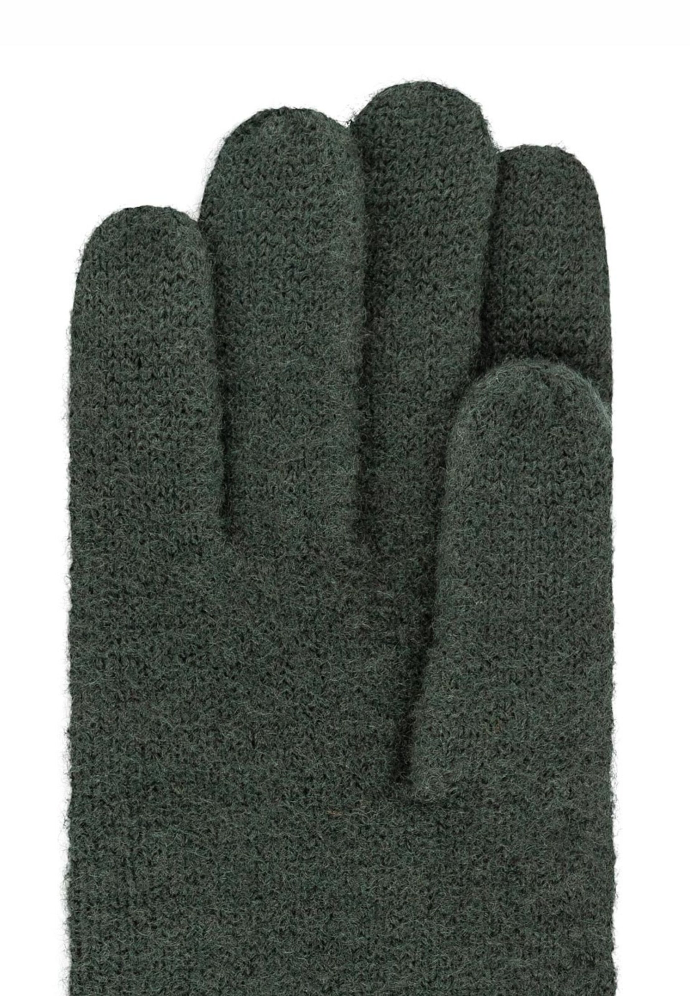 Roeckl Vingerhandschoenen 'KLASSISCHER WALKHANDSCHUH' in Groen