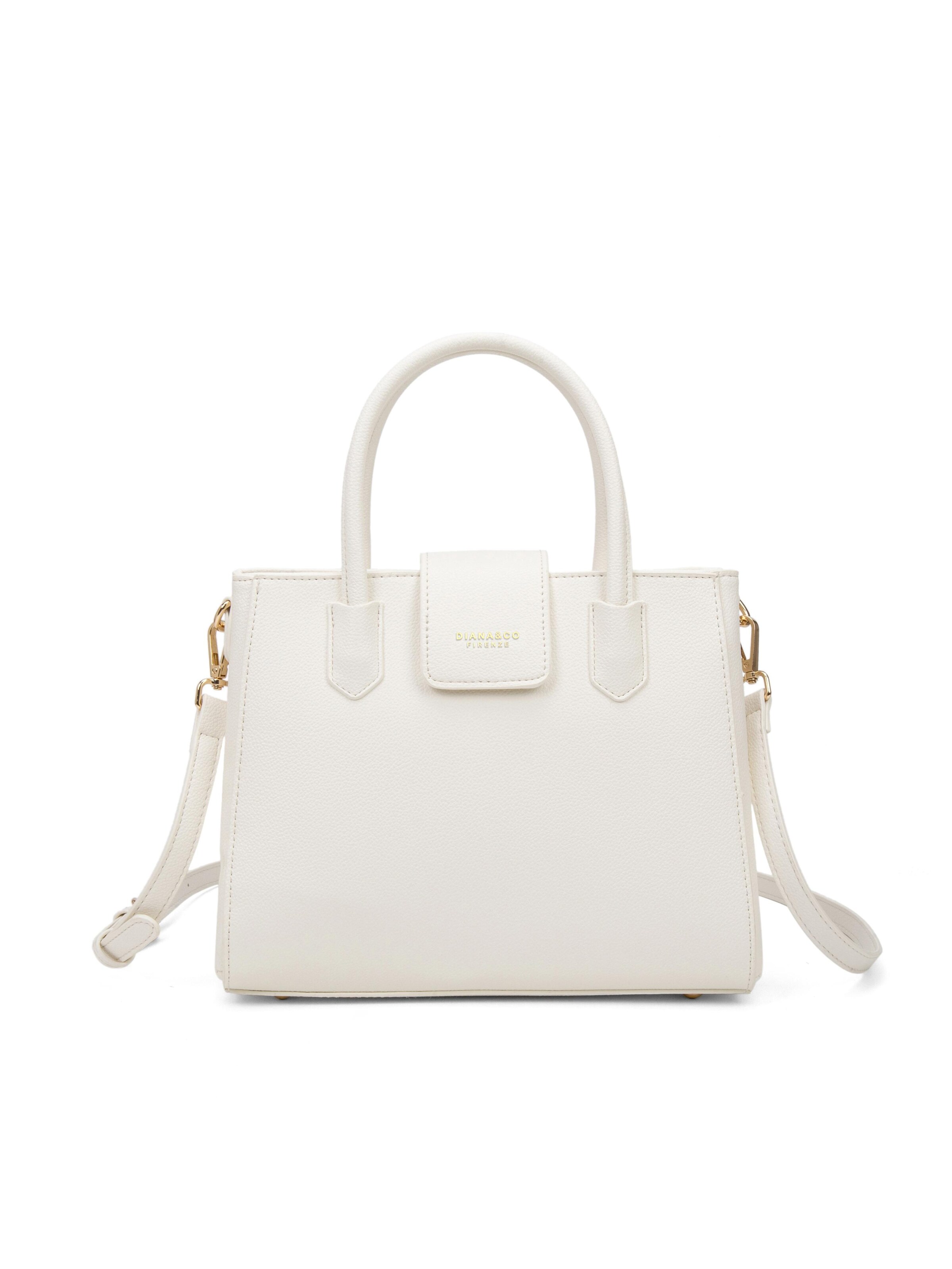 Borsa a mano di Diana&Co. in bianco: frontale