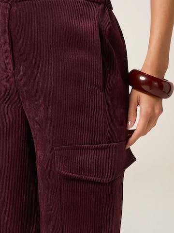 Loosefit Pantalon oltre en rouge
